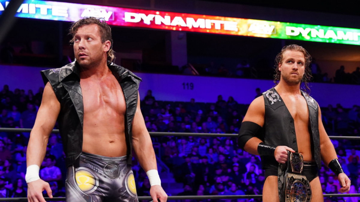 AEW stars Kenny Omega and Hangman Adam Page