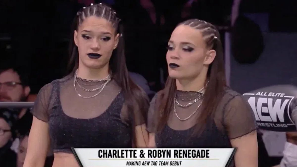 AEW stars the Renegade Twins