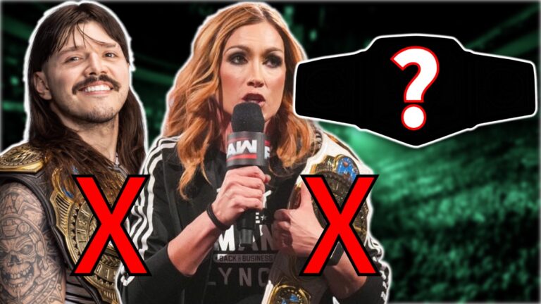WWE Men's and Women's Intercontinental Champions Dominik Mysterio and Becky Lynch
