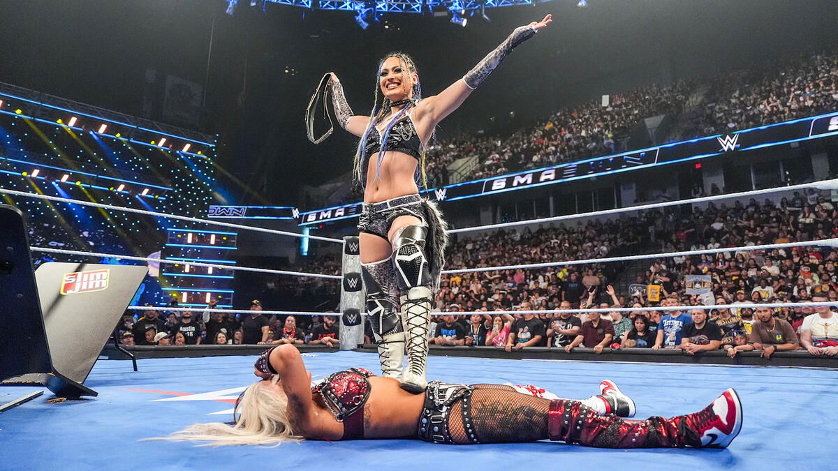 WWE stars Giulia and Zelina Vega