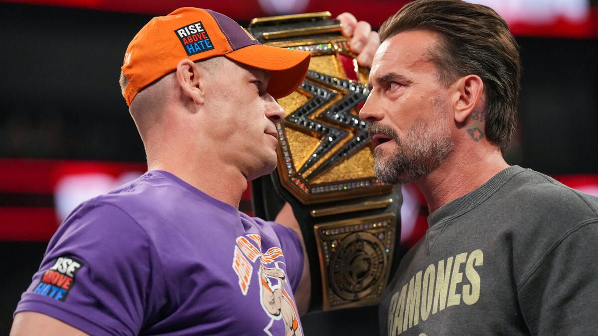 WWE Champion John Cena and CM Punk