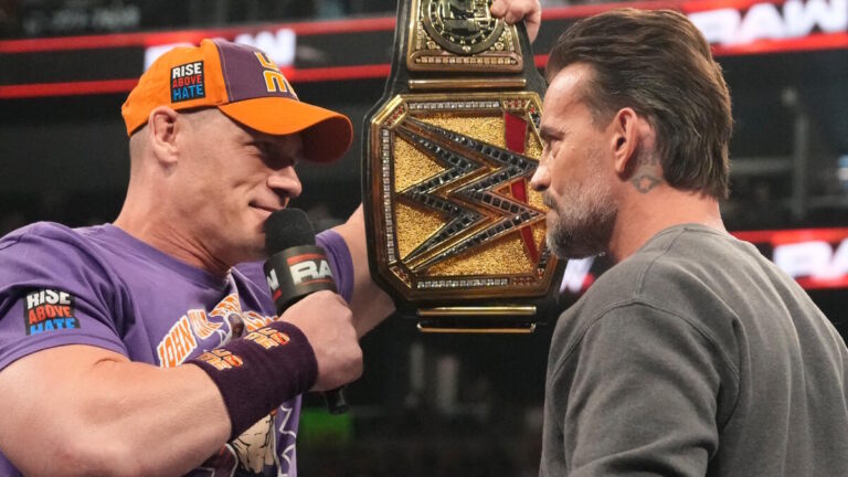 WWE Champion John Cena and CM Punk