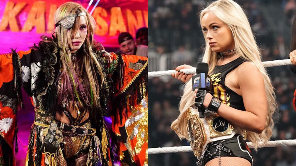 WWE stars Kairi Sane and Liv Morgan