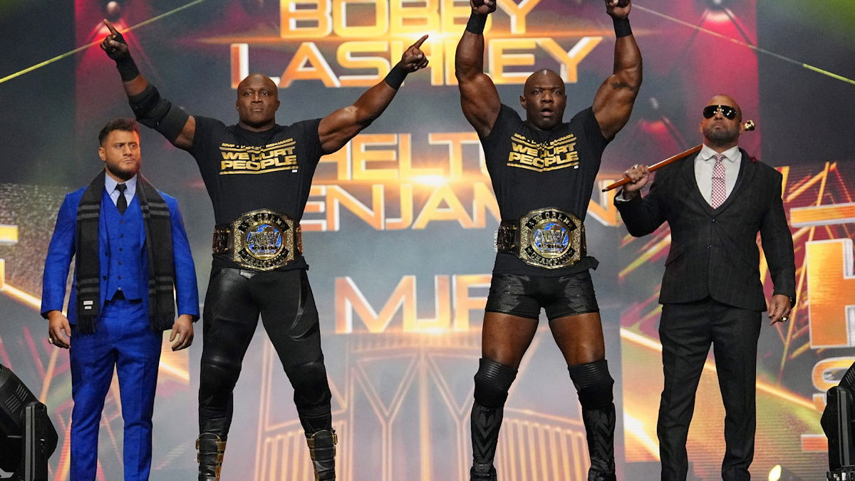 AEW World Tag Team Champions The Hurt Syndicate