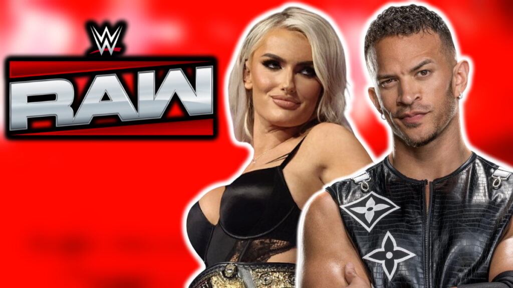WWE Raw logo, Mariah May and Ricky Saints