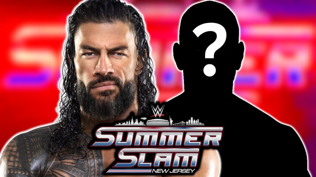 WWE SummerSlam logo and Roman Reigns