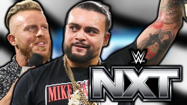 WWE NXT logo, Nike Santana and Sean Legacy