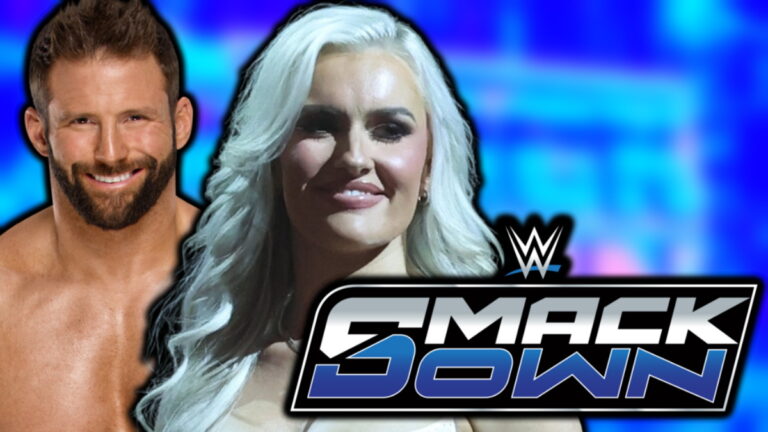 WWE SmackDown logo, Mariah May and Matt Cardona