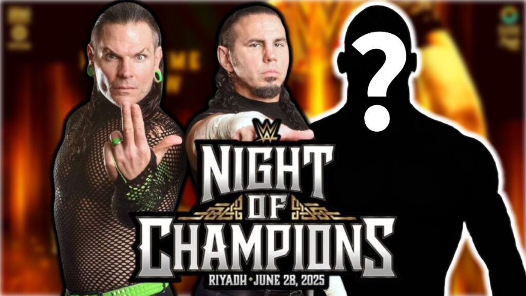 WWE Night of Champions logo with The Hardy Boyz