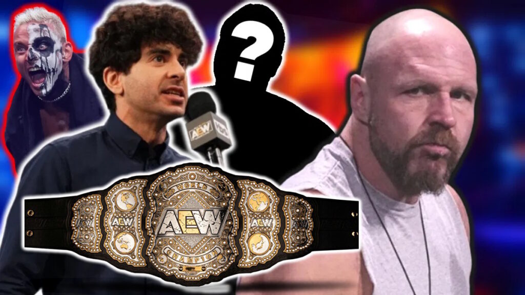 AEW CEO Tony Khan, Jon Moxley and Darby Allin