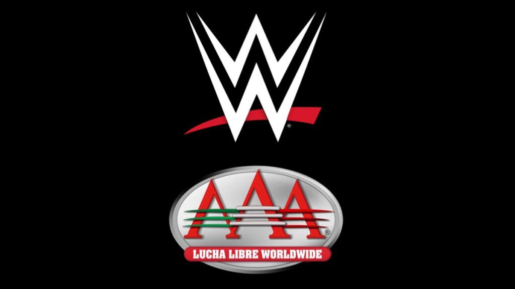 WWE and AAA logos