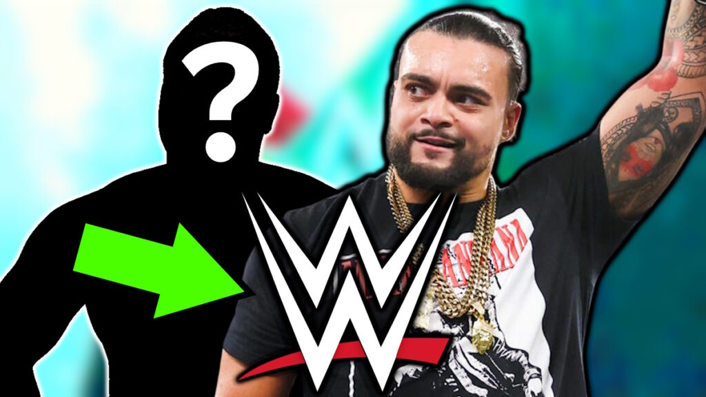 WWE logo and Mike Santana