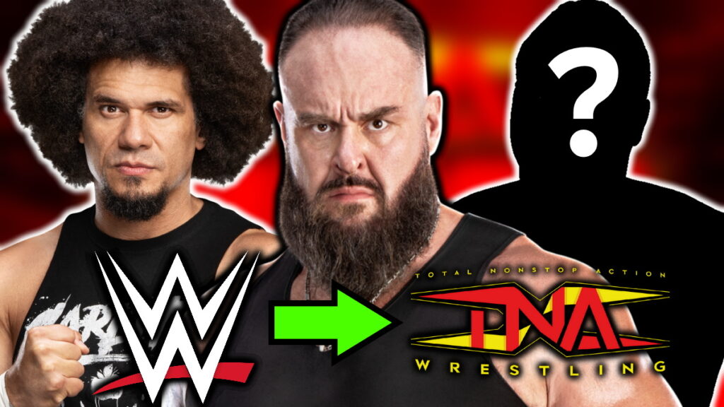 WWE and TNA Wrestling logos, Braun Strowman and Carlito