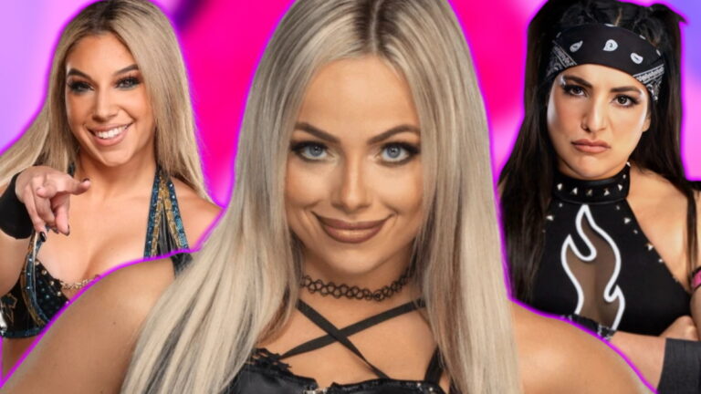 WWE stars Liv Morgan, Thea Hail and Raquel Rodriguez
