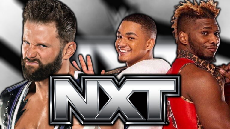 WWE NXT logo, Matt Cardona and Private Party