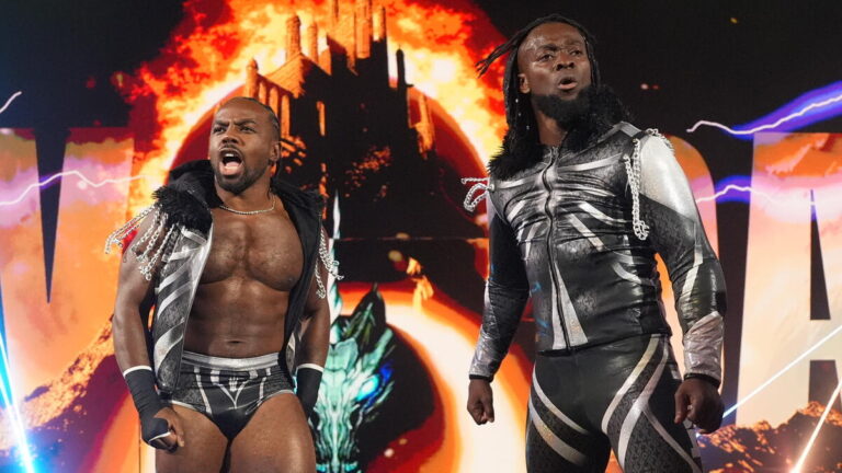WWE stars Kofi Kingston and Xavier Woods of The New Day