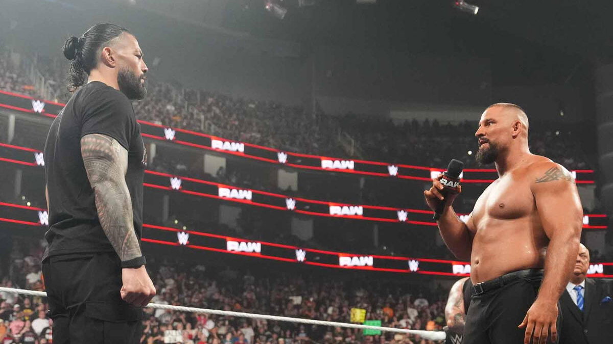 WWE stars Roman Reigns and Bron Breakker