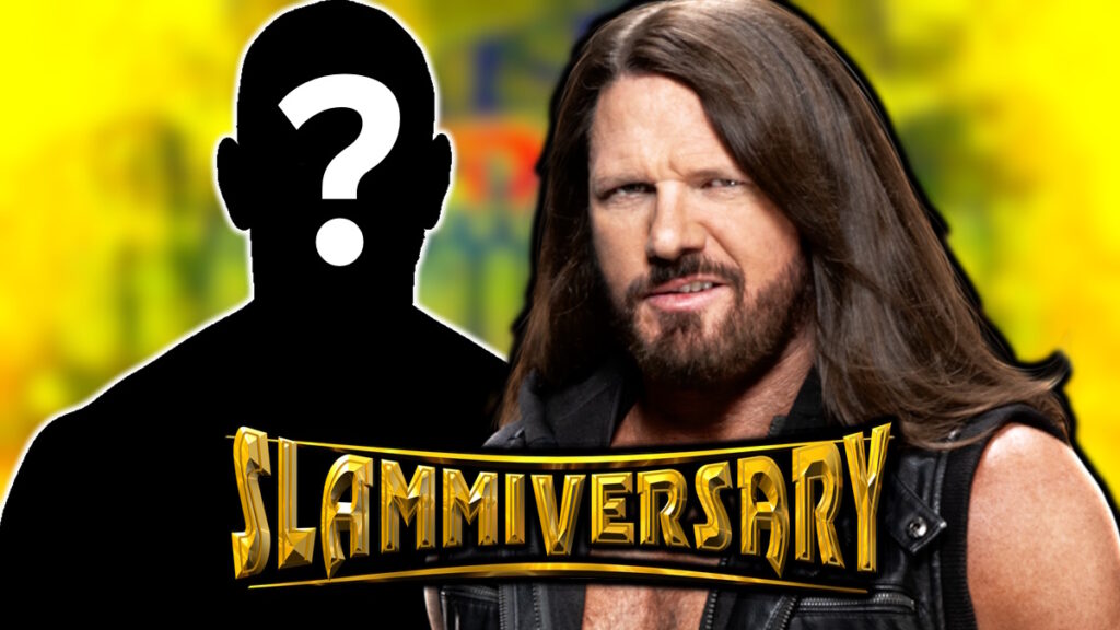TNA Wrestling Slammiversary logo and WWE star AJ Styles