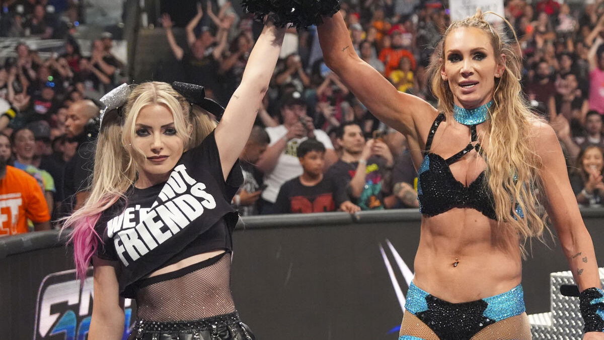WWE stars Alexa Bliss and Charlotte Flair