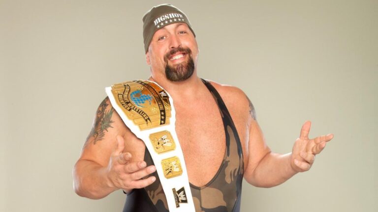 Big Show with the WWE Intercontinental Championship