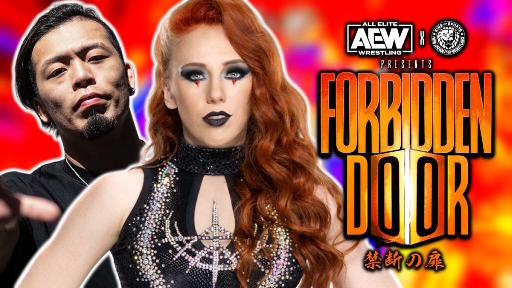 AEW Forbidden Door logo, Isla Dawn and Kosei Fujita