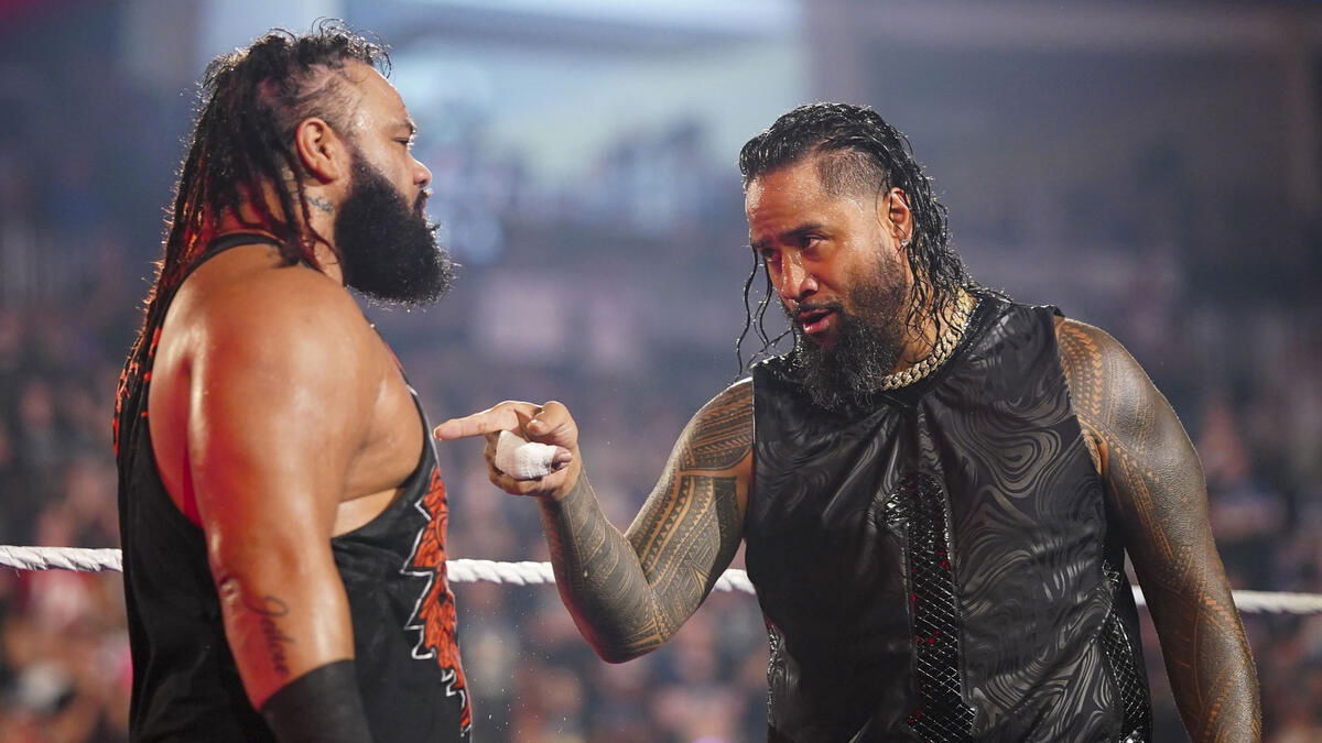 Jimmy Uso and Jacob Fatu on WWE SmackDown