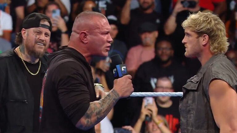 WWE stars Randy Orton, Logan Paul and Jelly Roll