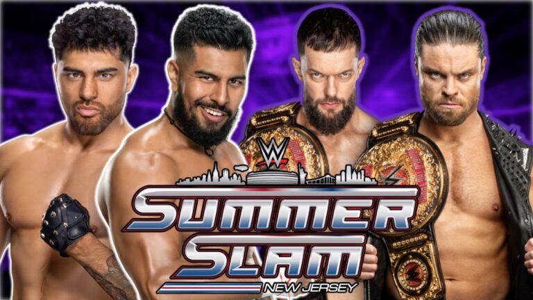 WWE SummerSlam 2025 logo with The Judgment Day and LWO