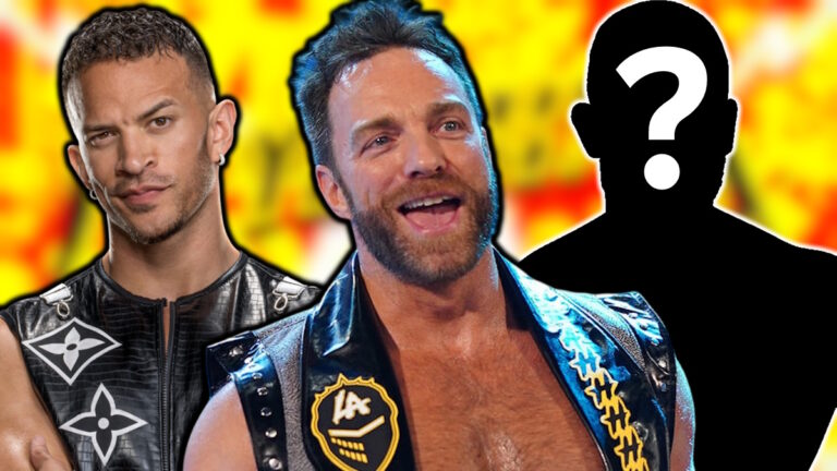 WWE stars LA Knight and Ricky Saints