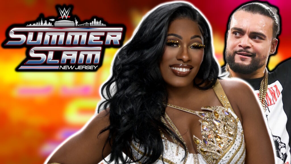 WWE SummerSlam logo, Lash Legend and Mike Santana