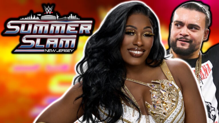 WWE SummerSlam logo, Lash Legend and Mike Santana