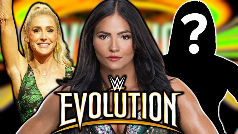 WWE Evolution logo, Kiana James and Michelle McCool