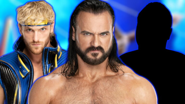 WWE stars Drew McIntyre and Logan Paul