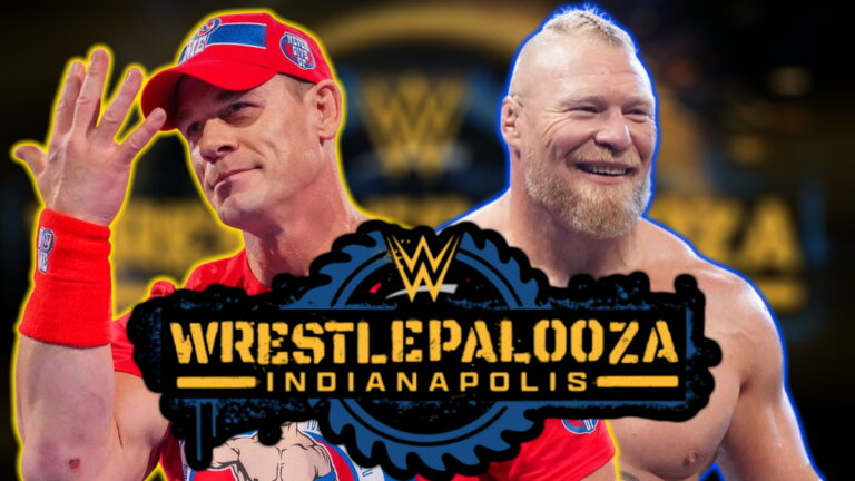 WWE Wrestlepalooza logo, Brock Lesnar and John Cena