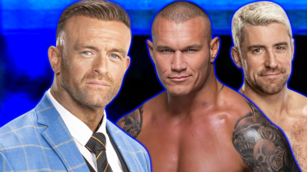 WWE stars Nick Aldis, Randy Orton and Joe Hendry
