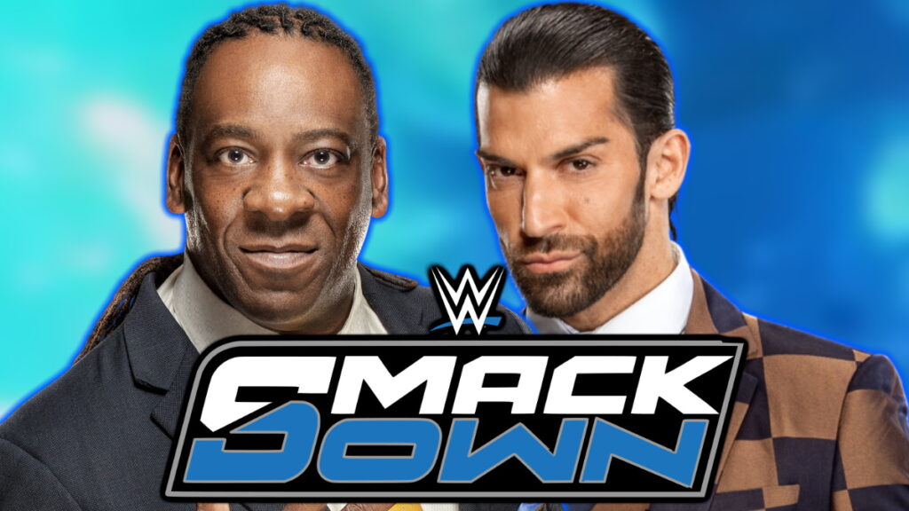 WWE SmackDown logo, Booker T and Robert Stone