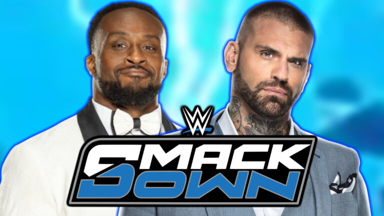 WWE SmackDown logo, Big E and Corey Graves