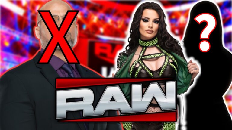 WWE Raw General Manager Adam Pearce crossed out with Paige