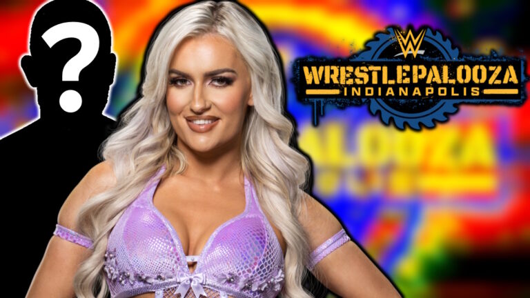 WWE Wrestlepalooza logo and Blake Monroe