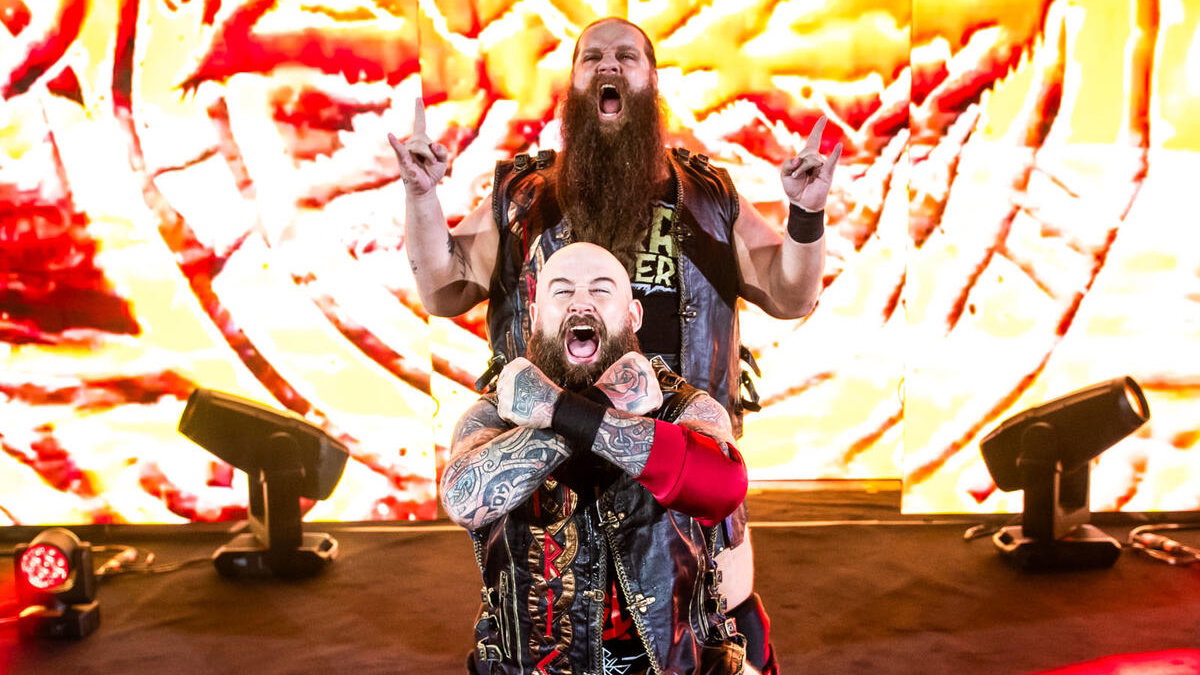 Erik and Ivar of the War Raiders in WWE
