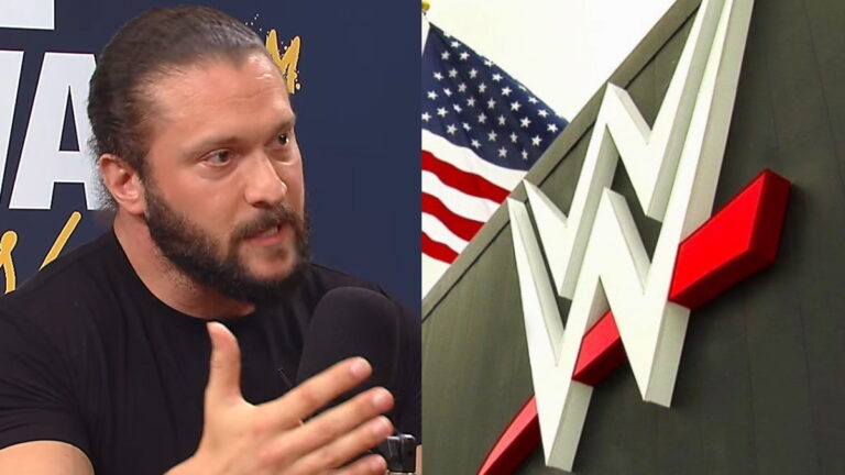 Karrion Kross and WWE logo