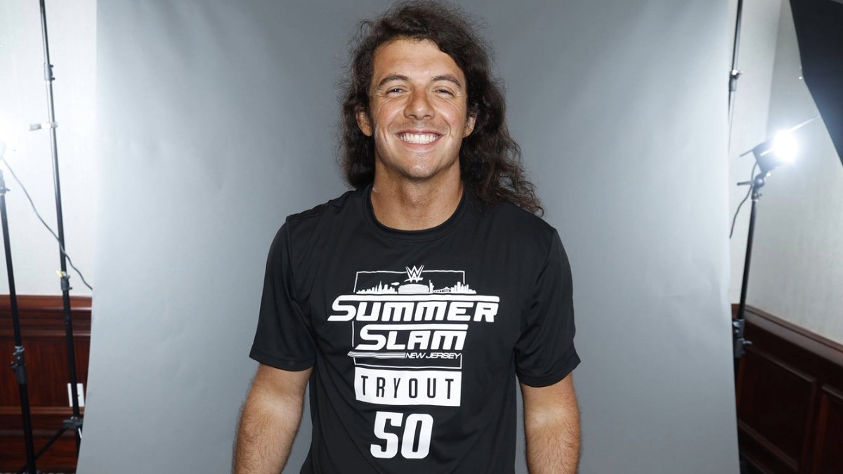 LJ Cleary at WWE tryout