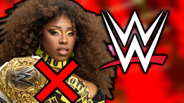 Naomi and WWE logo
