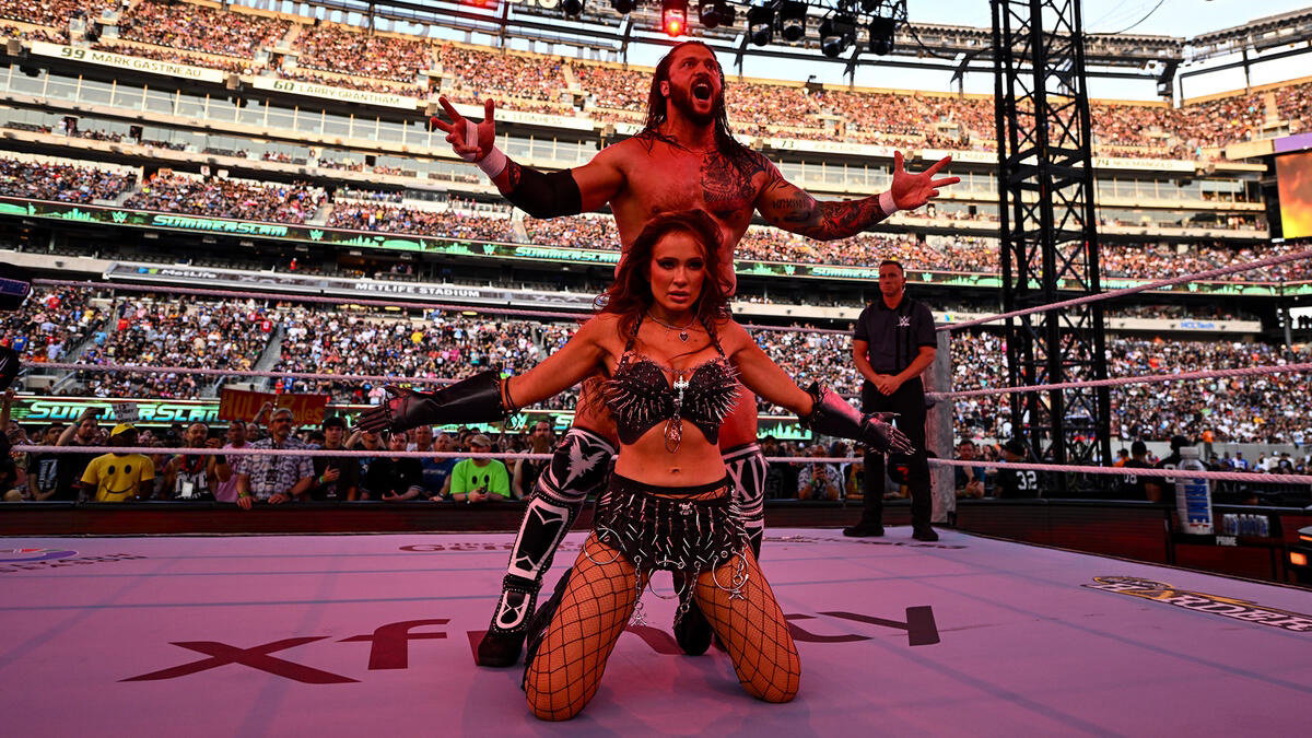 Scarlett & Karrion Kross at WWE SummerSlam