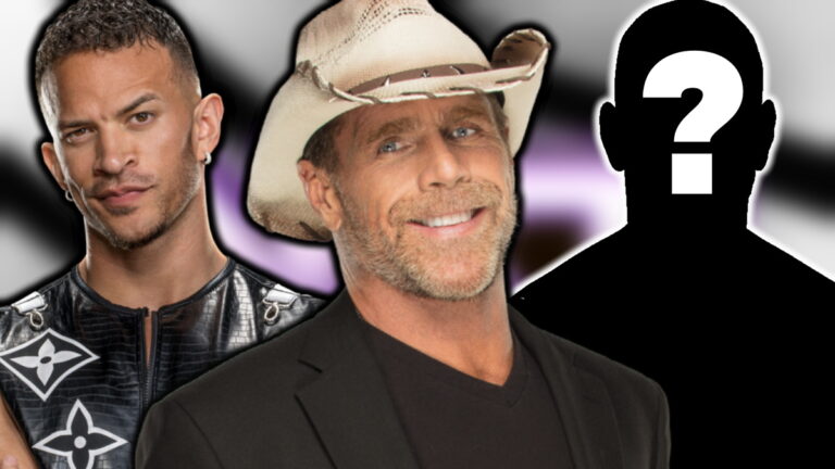 WWE stars Shawn Michaels and Ricky Saints