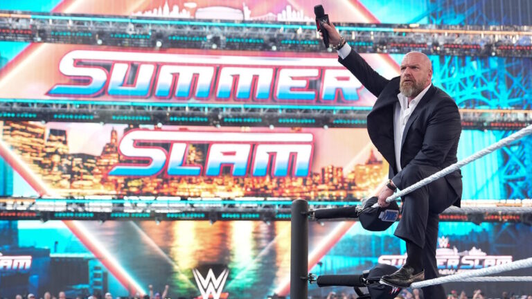 Triple H in the WWE SummerSlam ring