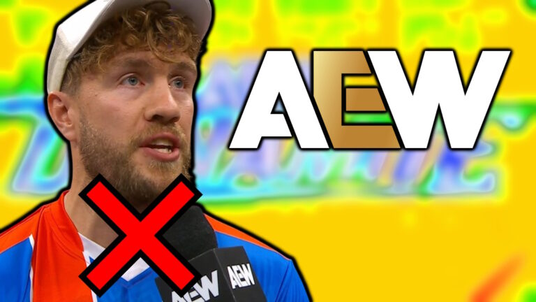 AEW logo and Will Ospreay