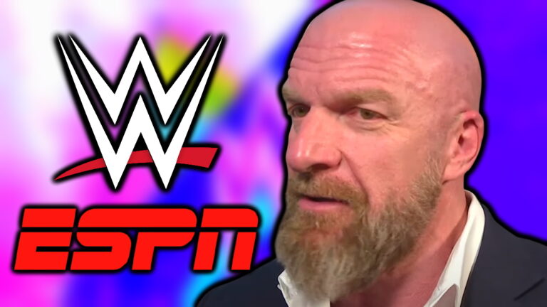 WWE and ESPN logos with Triple H