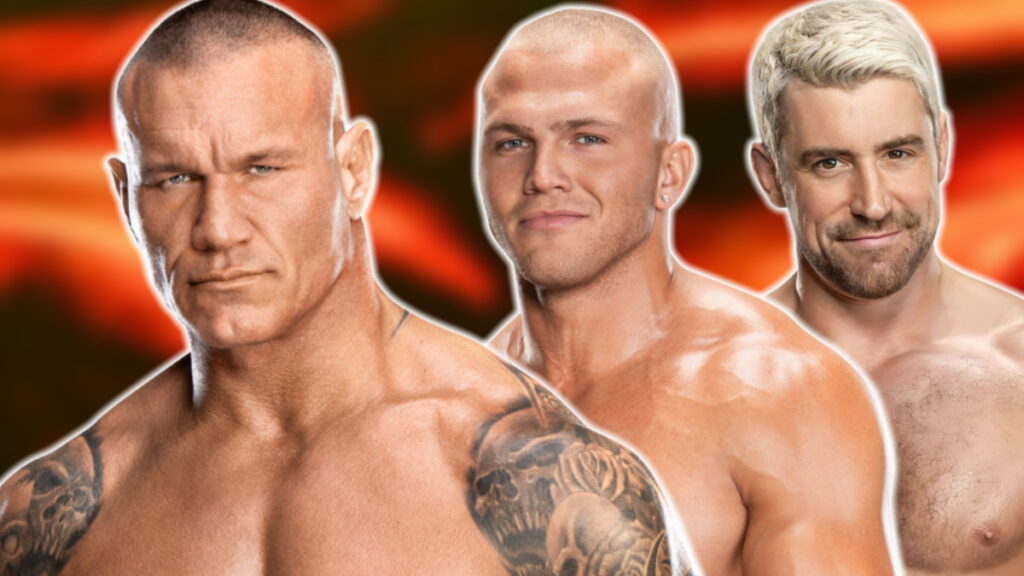 WWE stars Randy Orton, Myles Borne and Joe Hendry