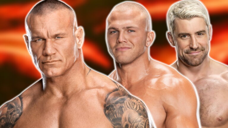 WWE stars Randy Orton, Myles Borne and Joe Hendry